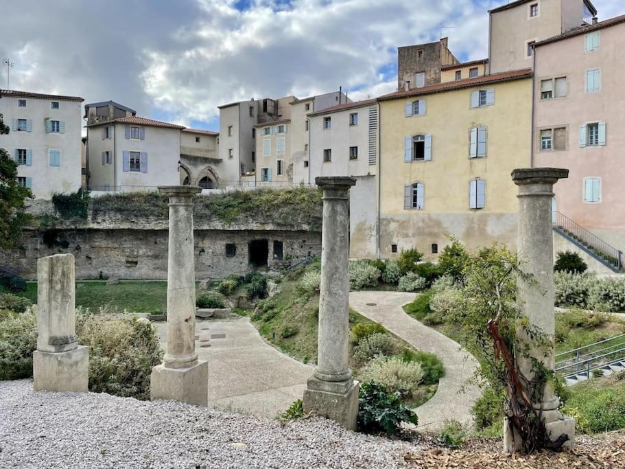 Le Moulin 3 - Appartement Tout Confort Centre Ville - Beziers - Wifi - Tv Connecte Kültér fotó